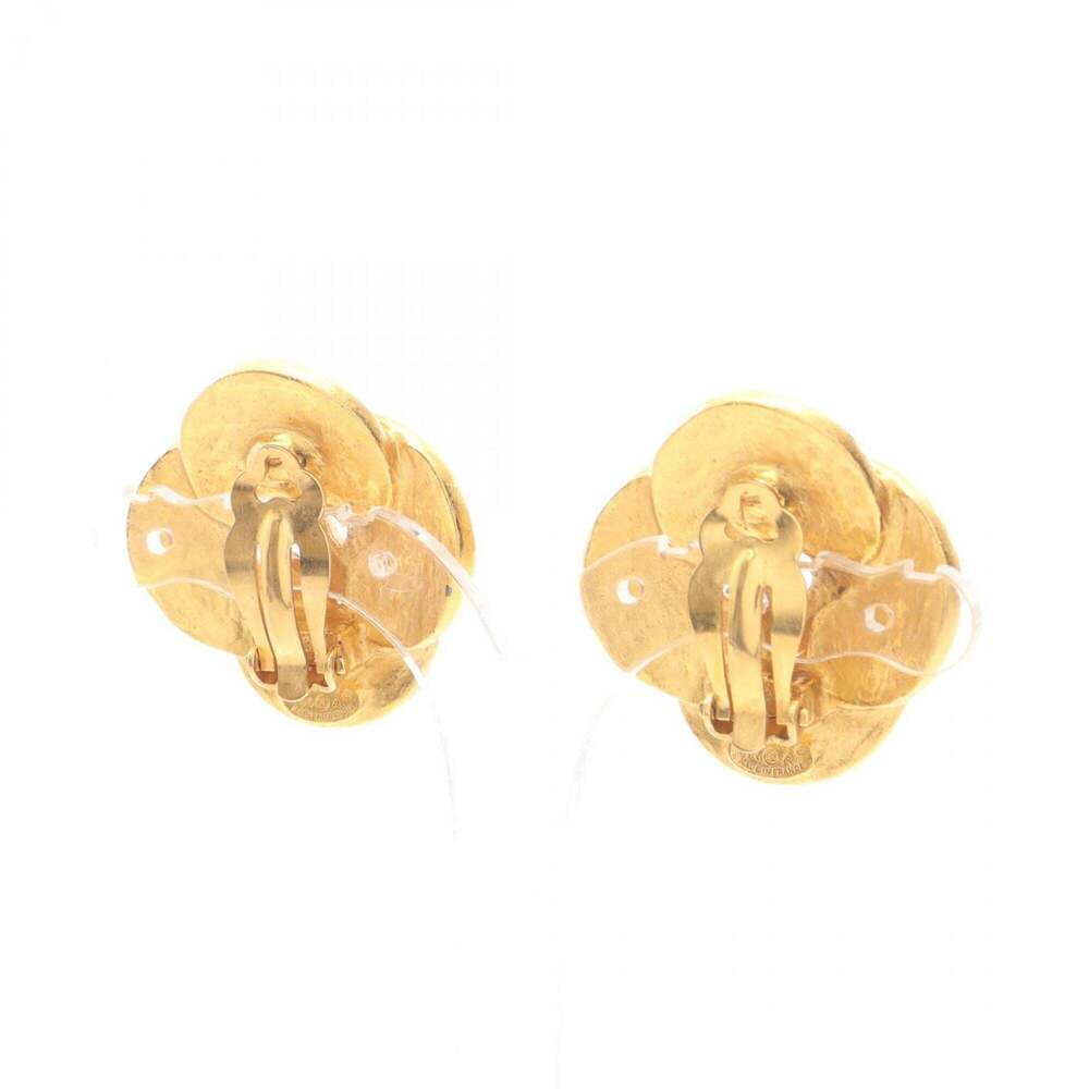 CHANEL Gold Logo Earrings - Picture 2 of 8